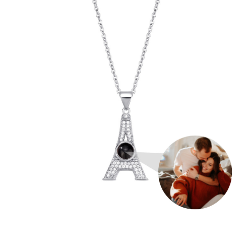 Colar Torre Eiffel - Personalizado com foto